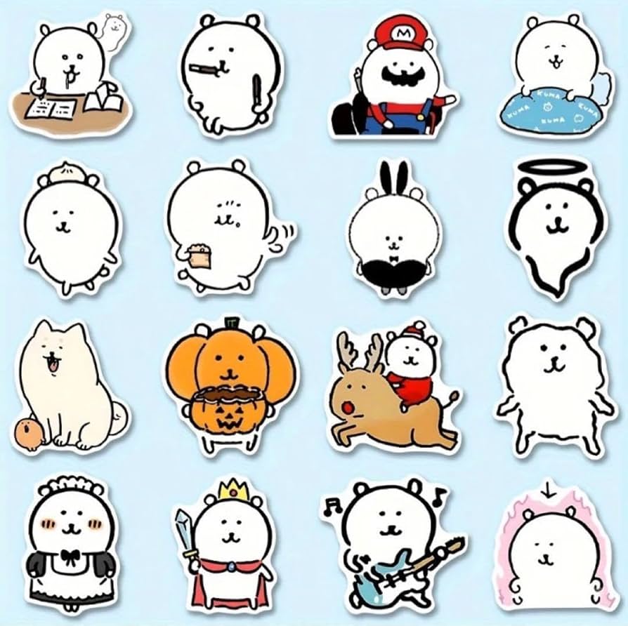 自分ツッコミくま MIJ ステッカー 15種 MIJ FACTORY HARAJUKU على X: 